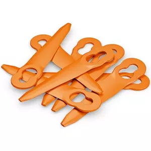 Brush cutter blade accessory STIHL 40080071000 for PolyCut 2-2 / PolyCut 3-2, pack of 8, orange