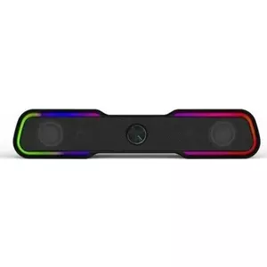 Soundbar speaker HP DHE-6002, 6 W RMS, SNR 36 dB, wired, 440×88×83 mm, black