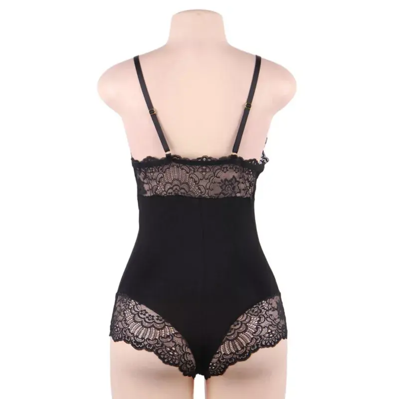 SUBBLIME чёрный тедди с кружевом S/M Photo 6