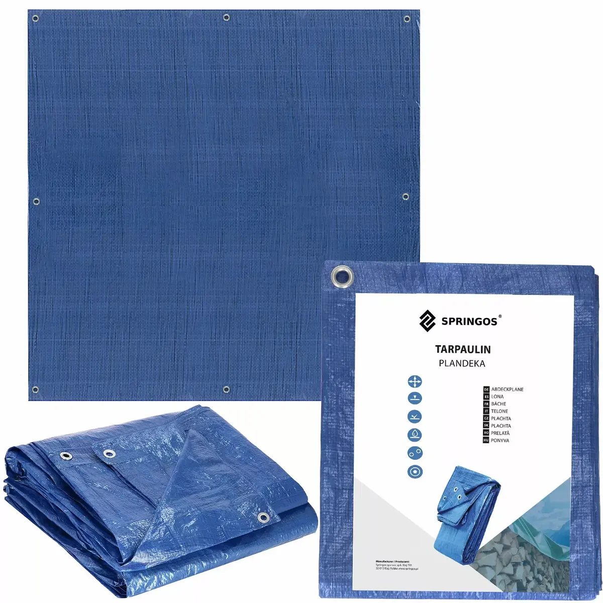 Tarpaulin Springos GA2124 2x2 m Photo 10