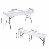 Складной стол Springos GF0099 180×74×74 см Photo 10