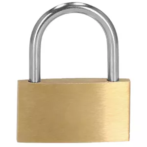 Padlock Springos GA0079 — 40 mm shackle, steel body, weather resistant