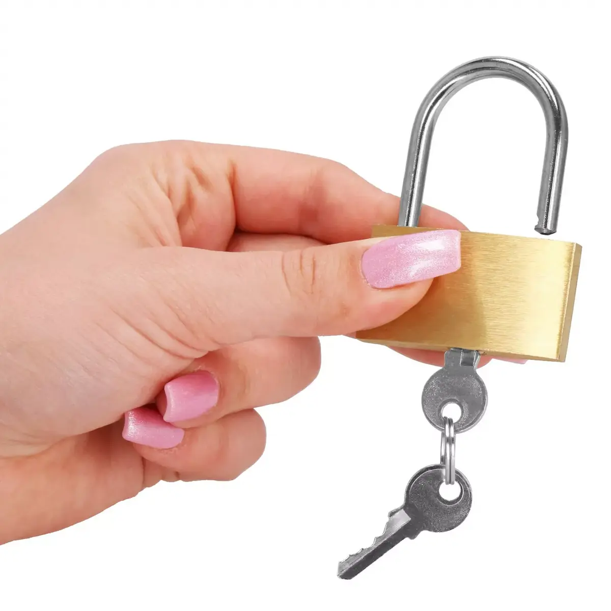 Padlock Springos GA0079 — 40 mm, steel body Photo 2