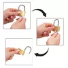 Padlock Springos GA0079 — 40 mm, steel body Photo 4