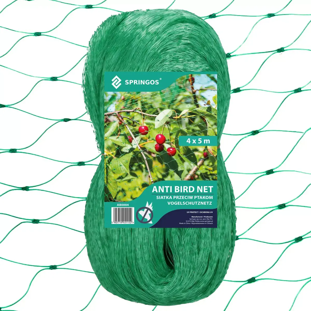 Springos AB0004 Anti-Bird Net 4x5 m Photo 2