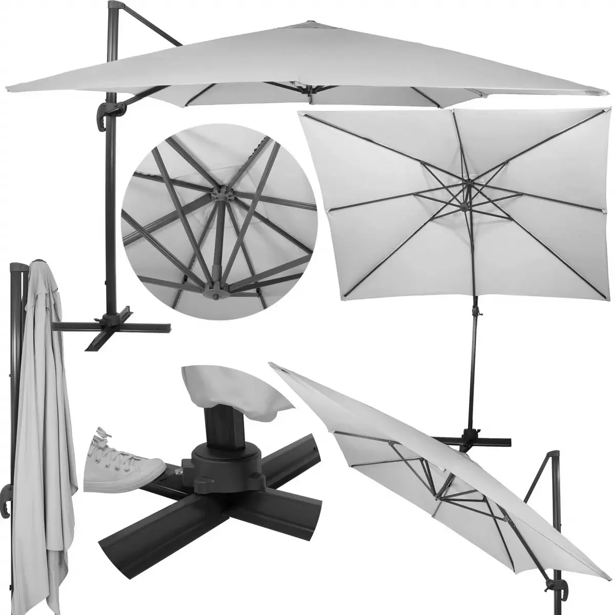 Садовый зонт Springos GU0048 500 см подвесной Photo 4
