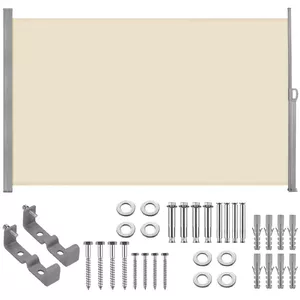 Retractable side awning Springos AW0010 300×200 cm, light beige