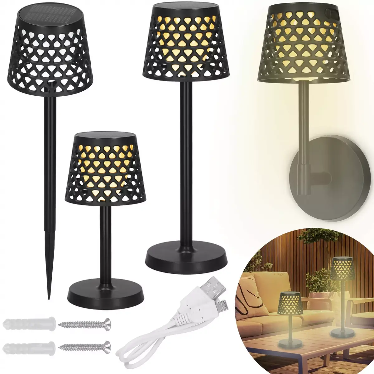 Table lamp Springos CS0126 LED 12W Warm White Photo 3