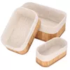 Storage organizers Springos HA0152 bamboo set of 3 Photo 7