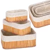 Storage organizers Springos HA0152 bamboo set of 3 Photo 9