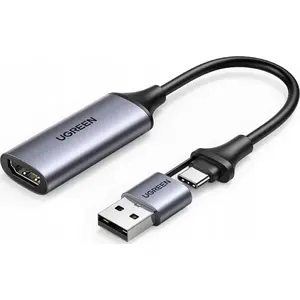 Video uztveršanas karte UGREEN 40189 — viens HDMI ieejas ports, 1080p 60fps