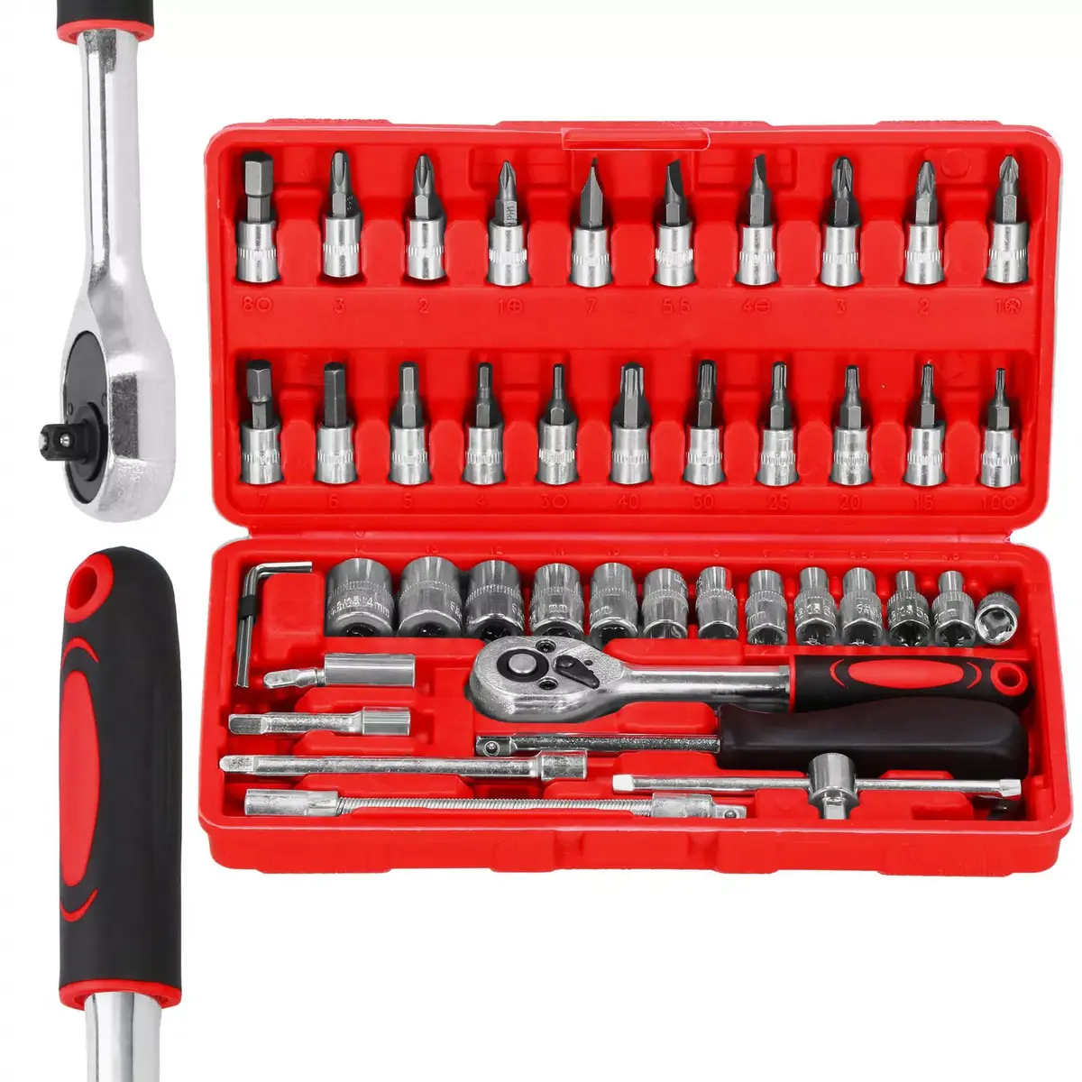 Spanner set Springos GA0080 — 45 elements Photo 5