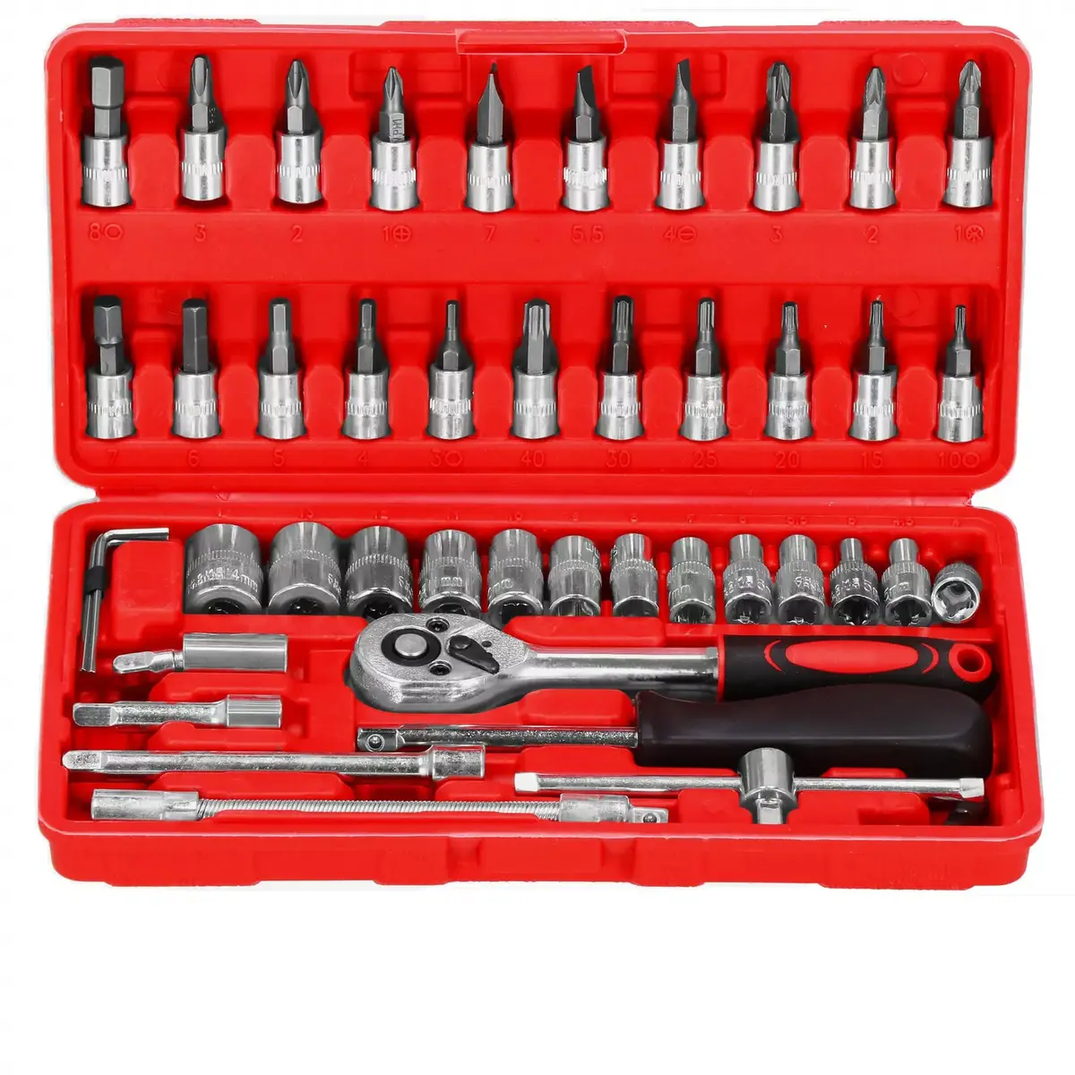 Spanner set Springos GA0080 — 45 elements Photo 6