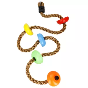 Children's climbing rope Springos KG0002 with protective pads — indoor/outdoor play accessory