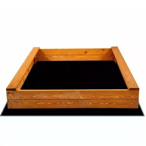 Sandbox Springos PS120IE wooden play sandbox 120 x 120 cm