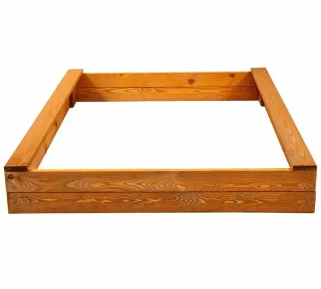 Деревянная песочница Springos PS120IE 120x120 см Photo 2