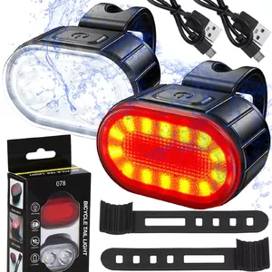Springos BA0082 USB uzlādējams velosipēda lukturis