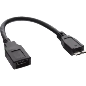 OTG адаптер кабель InLine Micro USB 3.0 31609 0.15m