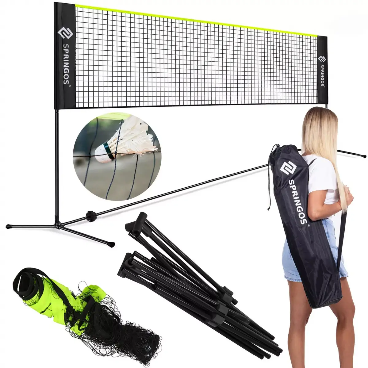 Badminton net Springos KG0036 Photo 2