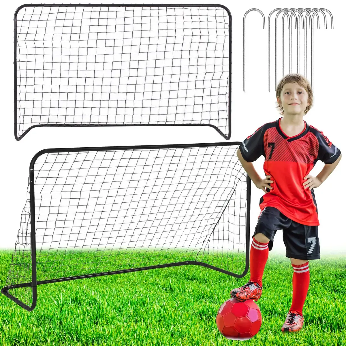 Football goal set Springos SG0015 Photo 2