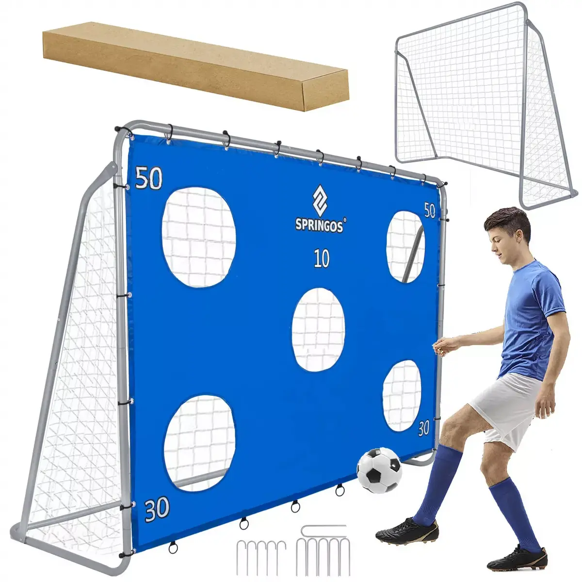 Springos SG0010 Football Goal 240x170 cm Photo 2