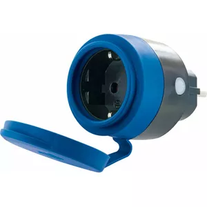 Розетка Schwaiger SOAW0044 Синяя Серая IP44 230V 16A