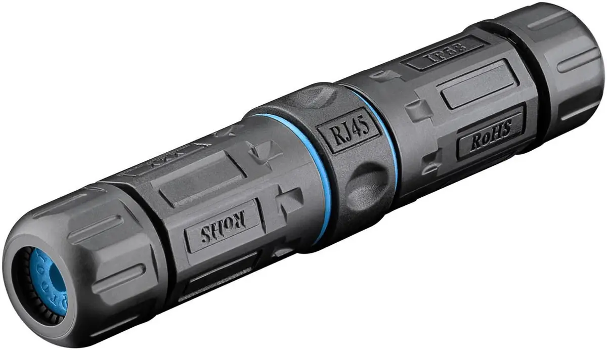 Lanview LVN-IP68-STP-CAT6A-COUPLER vadu savienotājs RJ45 sieviete/sieviete