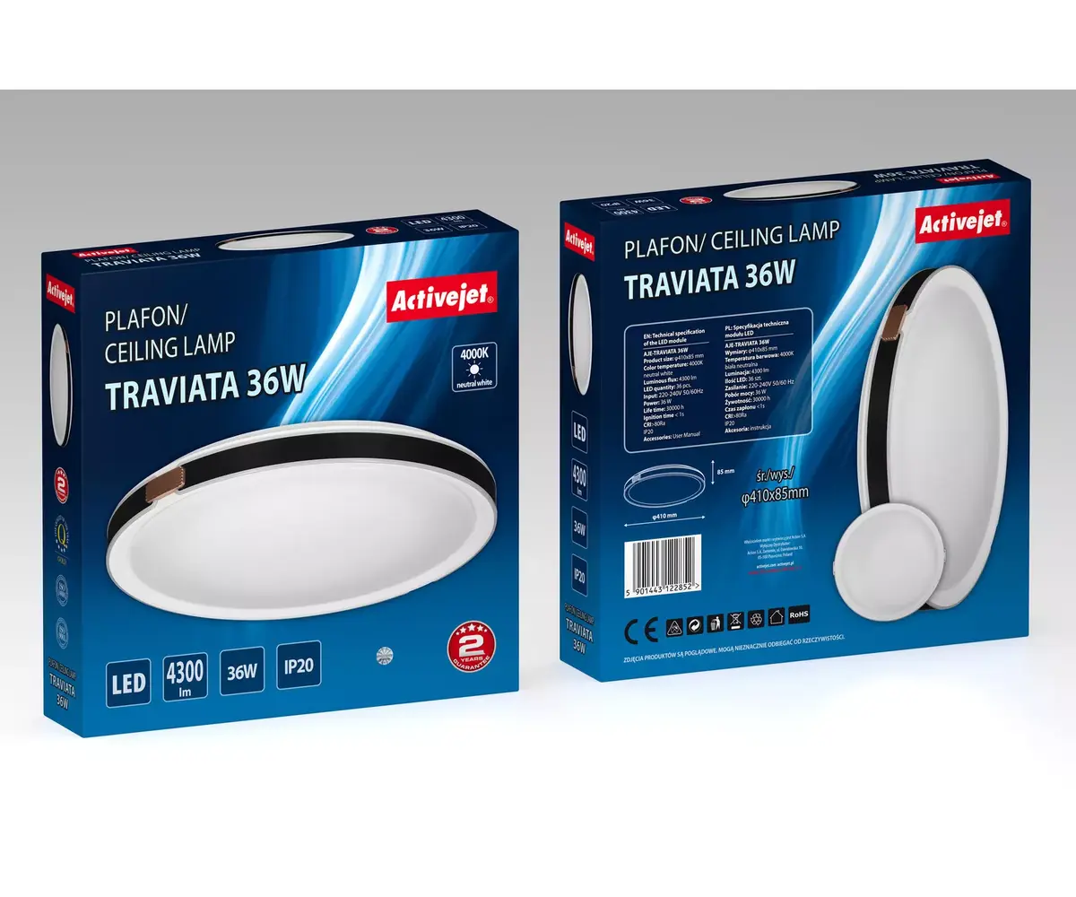 LED потолочный светильник ActiveJet AJE-TRAVIATA 36W Photo 5