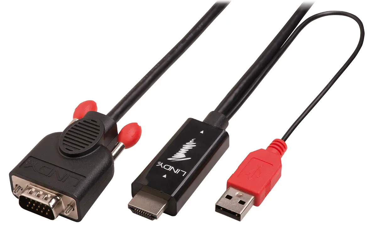 Lindy 41455 HDMI un USB uz