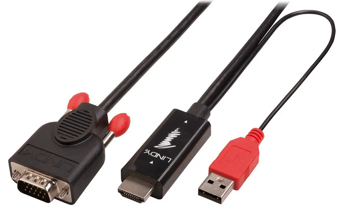 HDMI uz VGA kabelis Lindy 3m