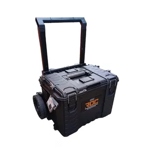 Mobile toolbox Keter ROC PRO GEAR 2.0 — wheeled tool case, 40 L capacity, black, lockable, 789×478 mm
