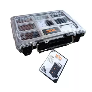 Tool organiser Keter ROC PRO GEAR 2.0 Small — black, 348×268×95 mm, 1.2 kg, compartments, handrails, locking, modular