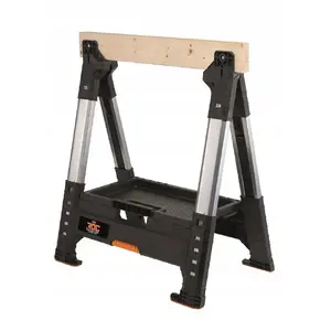 Work stand Keter Stand Lumber Jack ROC Pro Gear 257188, folding support, 710×69×820 mm, 7.2 kg, black