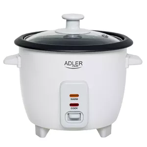 Adler Rice Cooker | AD 6418 | 300 Вт | 0,6 л | Количество программ 2 | Белый