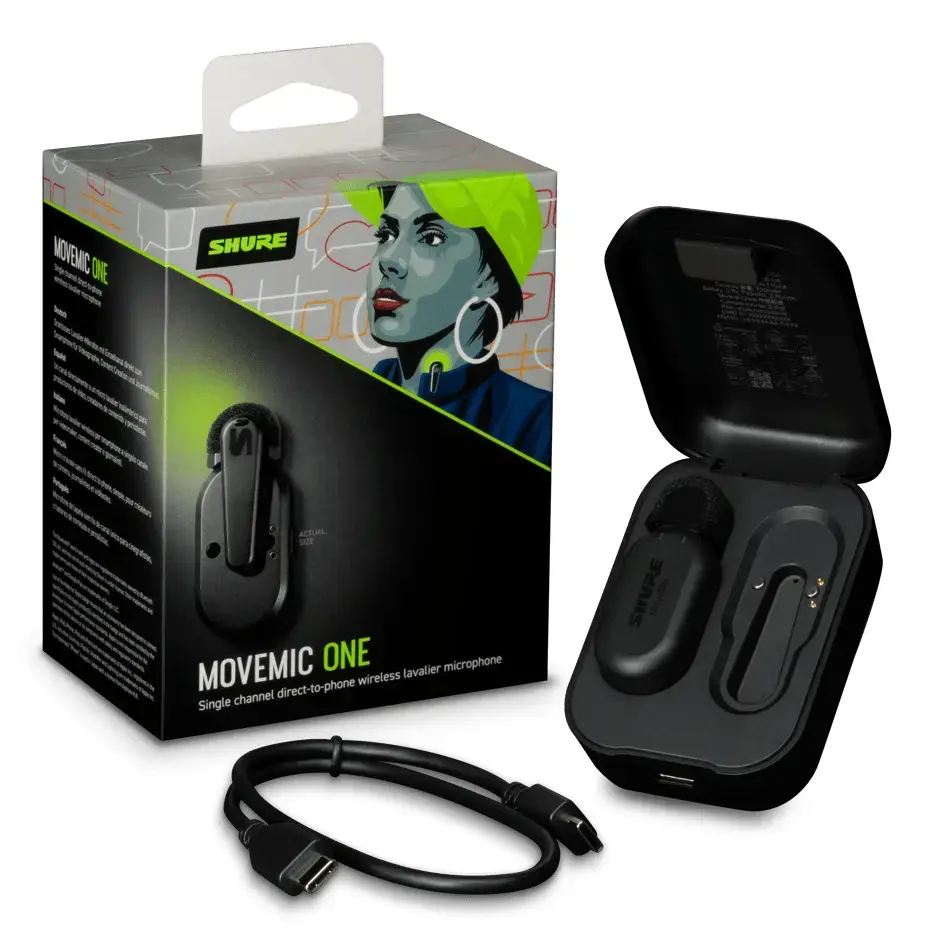 Shure MoveMic One Wireless Clip-on Microphone Photo 6