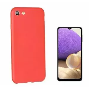 Силиконовый чехол для Samsung Galaxy A32 — iLike, красный, мягкая защитная накладка