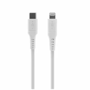 Кабель USB-C — Lightning FIXED, жидкосиликоновый корпус, модель FIXDLS-CL2-WH, длина 2 м, белый