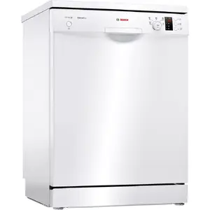 Freestanding dishwasher Bosch Serie 2 SMS25AW05E — 12 place settings, 60 cm, Heat exchanger, 48 dB