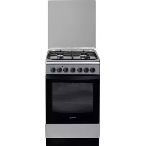 INDESIT plīts | IS5G5PHX/E/1 | Gāzes plīts tips | Elektriskās cepeškrāsns tips | Nerūsējošais tērauds | 50 cm platums | Grilēšana | 60 cm dziļums | 60 L