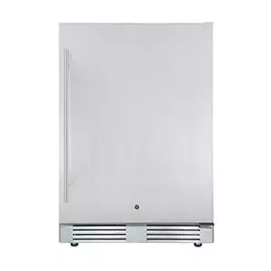 Уличный холодильник Frigelux RETT136A, 136 л, нержавеющая сталь 304, IPX4, 0–10°C, 3 полки