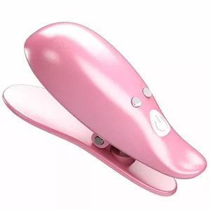 Nipple clamps pretty love D-239894 vibrating, adjustable pressure, pink