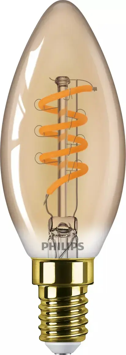 Philips 15 W oranža svečveida kvēlspuldze