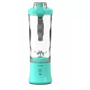 Shaker Sponge 600ml USB-C charging Mint – Sponge portable electric shaker bottle 600 ml, USB-C rechargeable