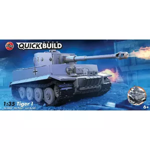 Scale model kit Airfix Quickbuild Tiger I 1/35 plastic assembly set