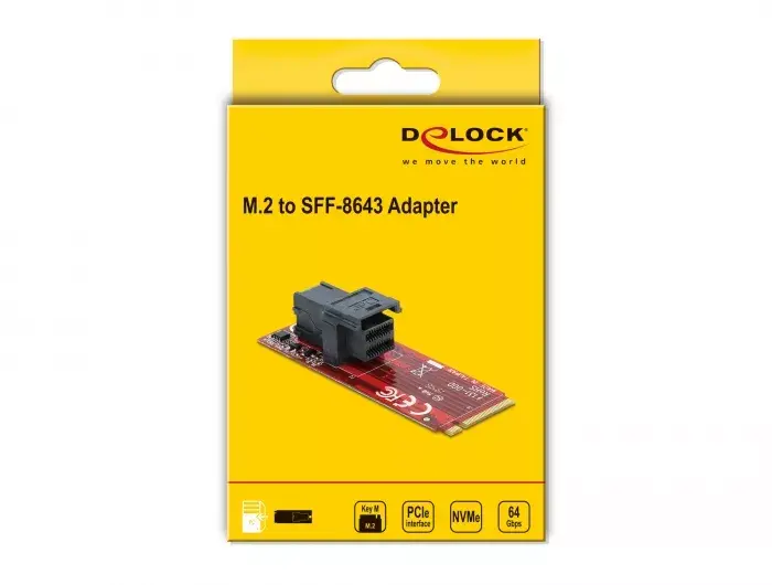 Iekšējais M.2 adapteris DeLOCK 62721 Photo 2