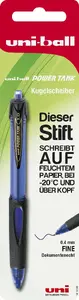 Ballpoint pen MITSUBISHI UB POWERTANK Blue 141396 — medium point