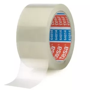 TESA 64014 Caurspīdīga polietilēna lente 66m 50mm saiņošanai un nostiprināšanai