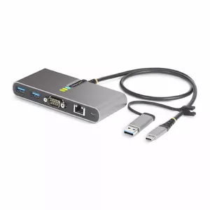 StarTech.com 2-Port USB-C Hub с Ethernet и RS-232 100W PD