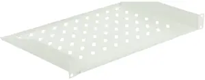Lanview RAS203WH Rack Accessory Shelf 1U 19 Inch 300mm Depth White