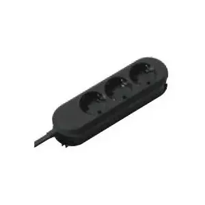 Удлинитель Bachmann 387.172 5м 3 AC розетки Черный